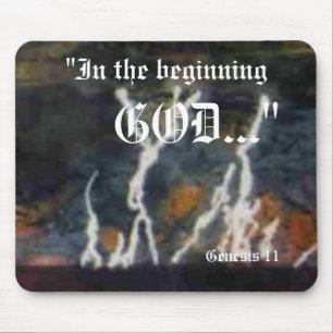 Genesis 1:1 Mousepad Muismat