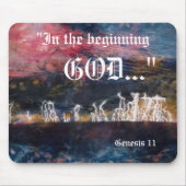 Genesis 1:1 Mousepad Muismat (Voorkant)