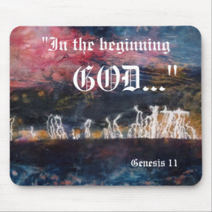 Genesis 1:1 Mousepad Muismat