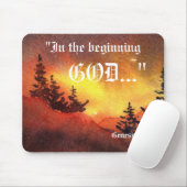 Genesis 1:1 Mousepad Muismat (Met muis)