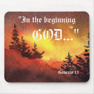 Genesis 1:1 Mousepad Muismat