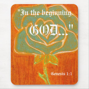 Genesis 1:1 Mousepad Muismat