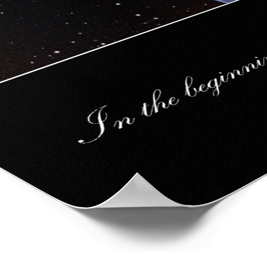 Genesis 1:1 Poster (Hoek)