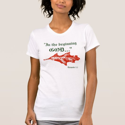 Genesis 1:1 shirt (Voorkant)
