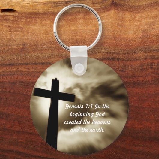 Genesis 1:1 Sleutelhanger (Voorkant)