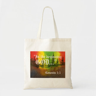 Genesis 1:1-tas tote bag