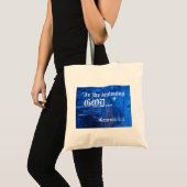 Genesis 1:1-tas tote bag (Voorkant (product))