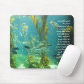 Genesis 1:21 Kelp Mousepad Muismat (Met muis)