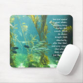Genesis 1:21 Pacifische kelp Muismat (Met muis)