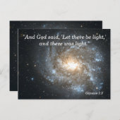 Genesis 1 3 Geheugen van de Schrift Kaart (Voorkant / Achterkant)