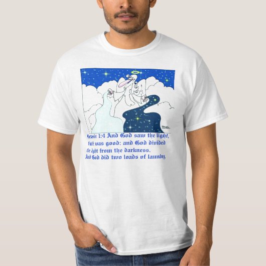 GENESIS 1:4 T-SHIRT (Voorkant)