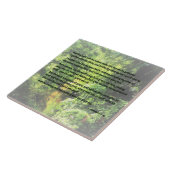 Genesis 1 9-13 ... laat de droge grond verschijnen tegeltje (Zijkant)