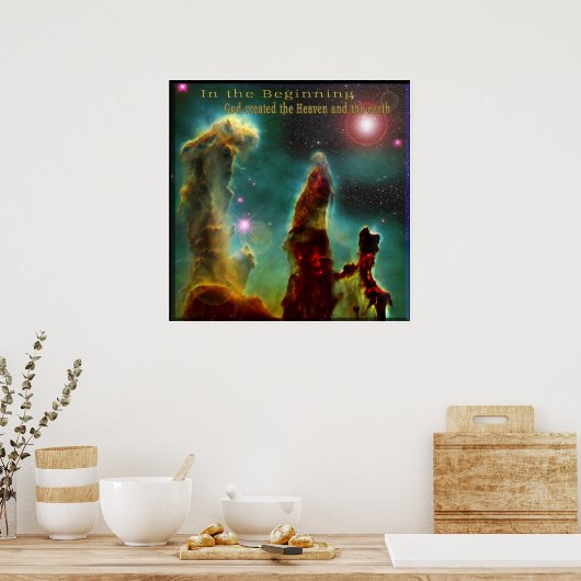 Genesis 1 poster (Keuken)