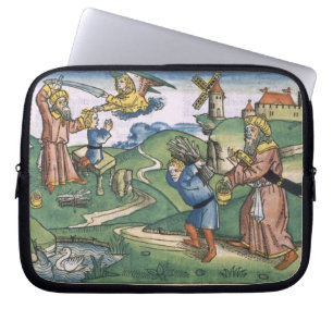 Genesis 21 1-14 Abraham's offer up of Isaac, voor Laptop Sleeve