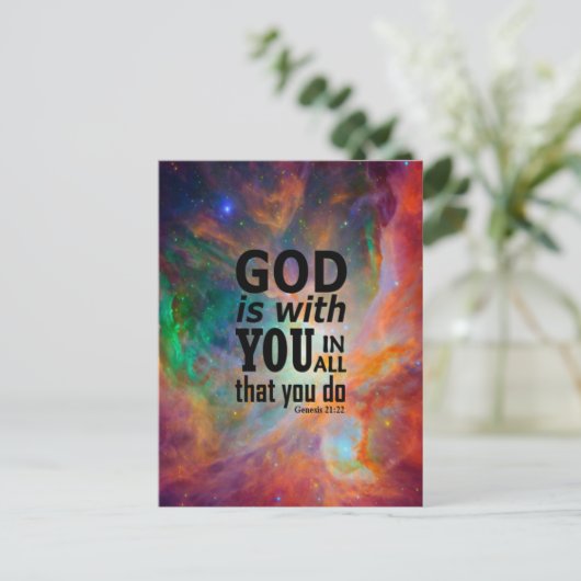 Genesis 21:22 briefkaart (Staand voorkant)