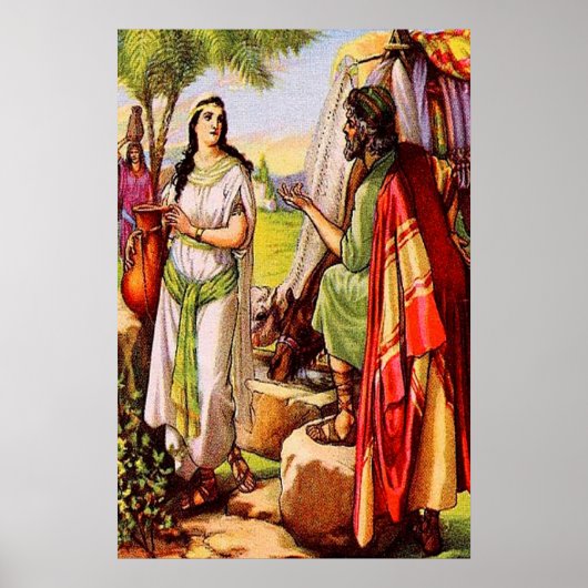 Genesis 24 A vrouw voor Isaac poster (Voorkant)
