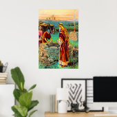 Genesis 26 Isaac Digs Wells poster (Thuiskantoor)