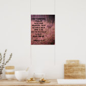 Genesis 27:3 Buck Poster (Keuken)
