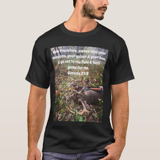 Genesis 27:3 Deer t-shirt (Voorkant)