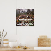 Genesis 27:3 Poster (Keuken)