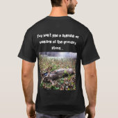 Genesis 27:3 Sunrise & Venison Mannen T-shirt (Achterkant)