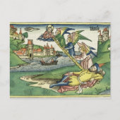 Genesis 28 10 Jacob's Ladder uit de Neurenberg Briefkaart (Voorkant)
