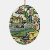 Genesis 28 10 Jacob's Ladder uit de Neurenberg Keramisch Ornament (Rechts)