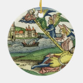 Genesis 28 10 Jacob's Ladder uit de Neurenberg Keramisch Ornament (Achterkant)