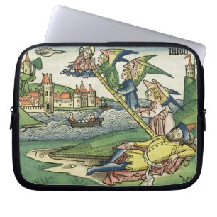 Genesis 28 10 Jacob's Ladder uit de Neurenberg Laptop Sleeve