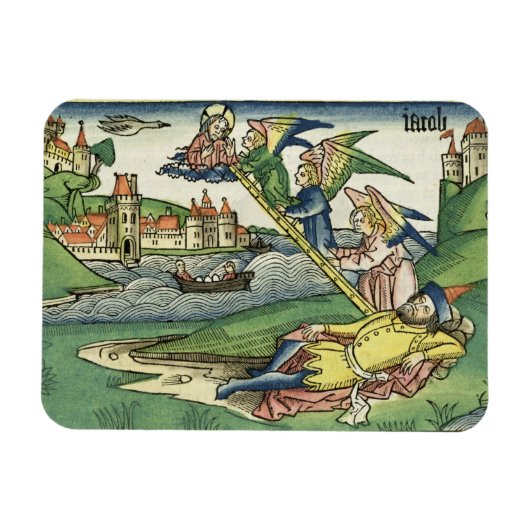 Genesis 28 10 Jacob's Ladder uit de Neurenberg Magneet (Horizontaal)