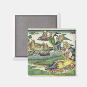 Genesis 28 10 Jacob's Ladder uit de Neurenberg Magneet (Voorkant / Achterkant)