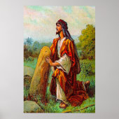 Genesis 28 Jacob heeft een droom van God poster (Voorkant)