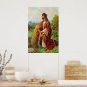 Genesis 28 Jacob heeft een droom van God poster (Keuken)