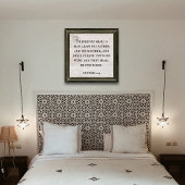 Genesis 2:24 Koning James Bijbel Christelijk Poster