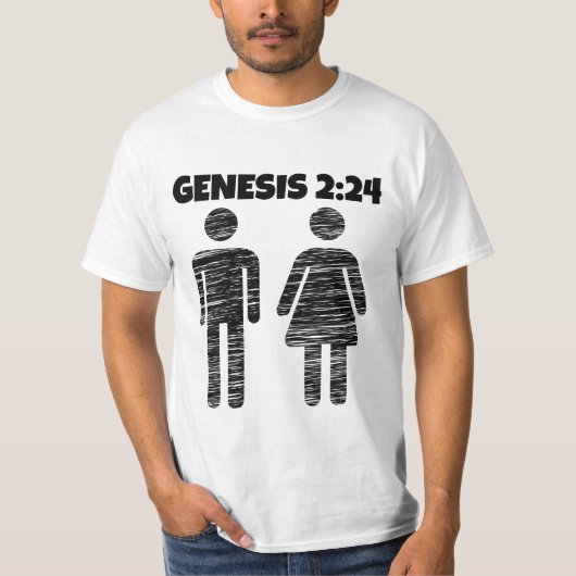 GENESIS 2:24 MARRIAGE T-SHIRTS (Voorkant)
