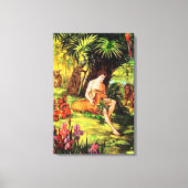 Genesis 2 God maakt het eerste Man Canvas (Voorkant)