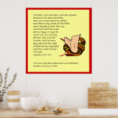 Genesis 3:14-15 poster (Keuken)