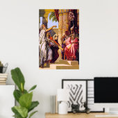 Genesis 47 Jacob Blesses Farao poster (Thuiskantoor)