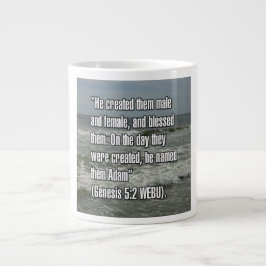 Genesis 5:2 WEBU Mug Grote Koffiekop