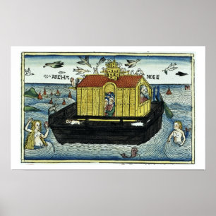 Genesis 6:11-24 Noah's Ark uit de Neurenberg Bib Poster