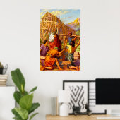 Genesis 6 Noah bouwt het Ark poster (Thuiskantoor)