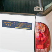 Genesis 7:1 Bumpersticker (Op Truck)