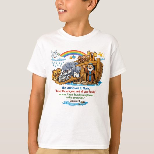 Genesis 7:1 t-shirt (Voorkant)
