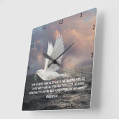 Genesis 8:11 vierkante klok (Hoek)