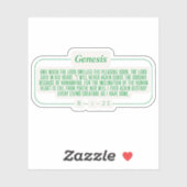Genesis 8:21 sticker (Vel)