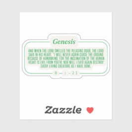Genesis 8:21 sticker