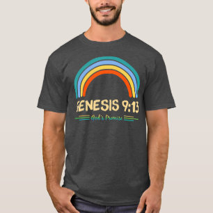 Genesis 913 Goden beloven trouw regenboog T-shirt