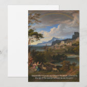 Genesis 9:13: Blank in het wenskaart Feestdagenkaart (Voorkant / Achterkant)