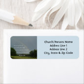 Genesis 9:13 Regenboog Retouradreslabels Etiket (Insitu)