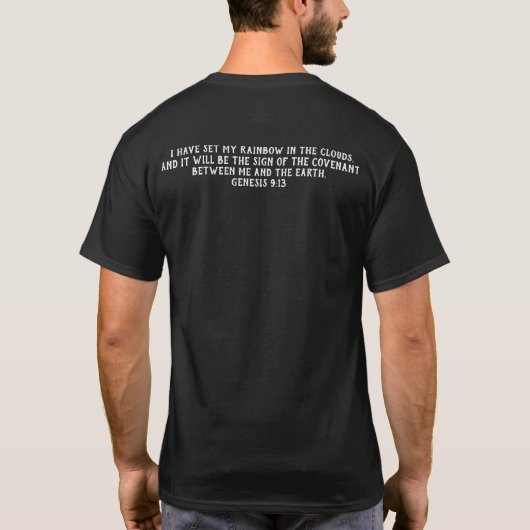 Genesis 9:13 t-shirt (Achterkant)